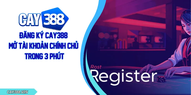 Đăng Ký CAY388 Mở Tài Khoản Chính Chủ Trong 3 Phút