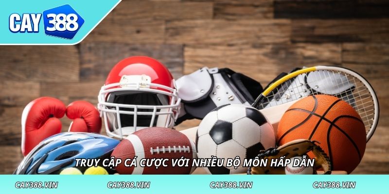 Truy cập cá cược với nhiều bộ môn hấp dẫn
